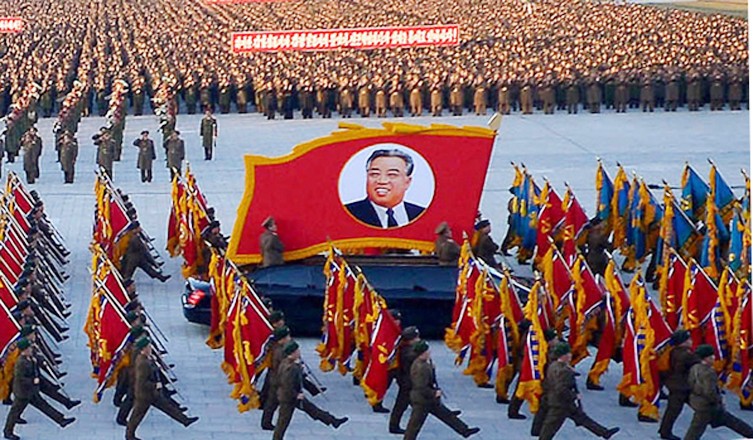 Honoring Kim Il Sung